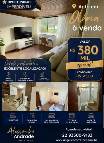 Apto 2 qts a Venda em Olaria - Nova Friburgo RJ