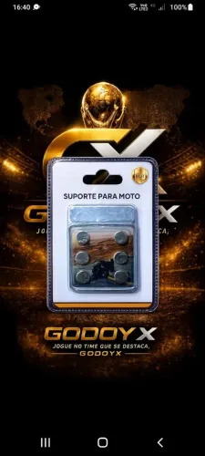 Suporte magnético pra moto 