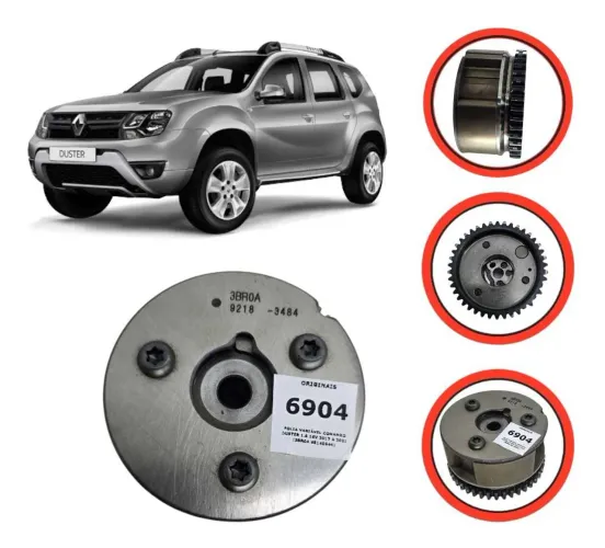 Polia Variável Vvt Comando Duster Captur Sandero 1.6 16v  Cinza  peça origina retirada