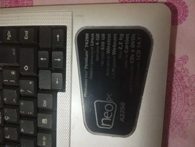 Notebook usado