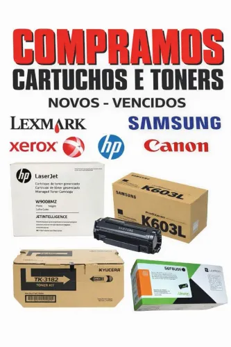 Compramos toner original, Impressora