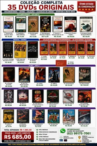 Filmes vhs originais