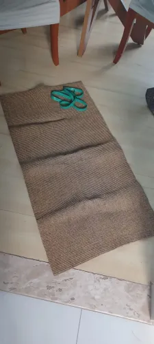 Tapete rústico sisal bom para porta de sítio