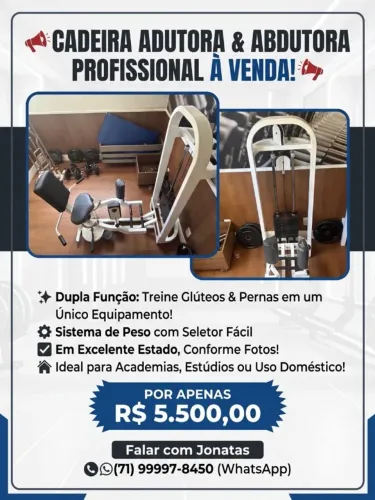 Cadeira Adutora e Abdutora