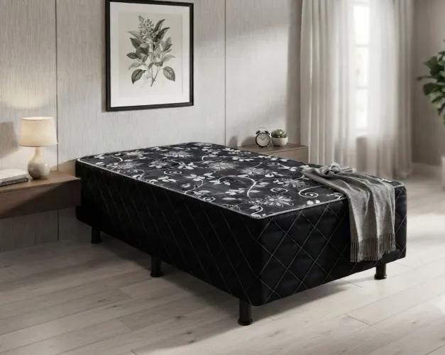 Cama Box Conjugada Solteiro 