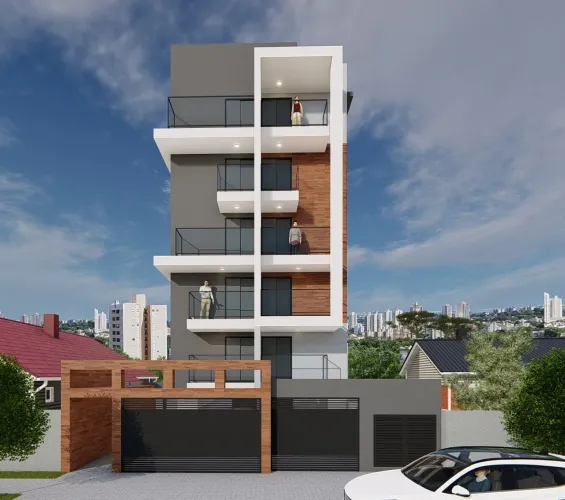 Apartamento para Venda em São José dos Pinhais, Centro, 3 dormitórios, 1 suíte, 2 banheiro
