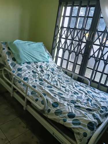 Cama Hospitalar Manual Dellamed - Semi Nova - 2 Manivelas com Rodízios