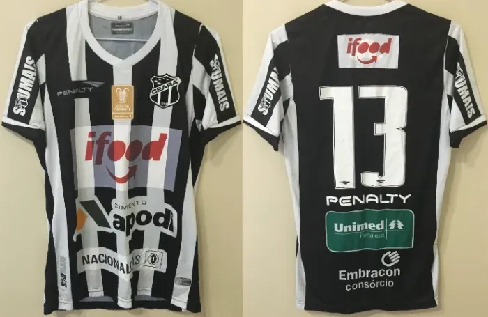 Camisas Ceará Penalty 2015/16 Tam M(fit) Usadas em Jogo em Excelente/Perfeito Estado