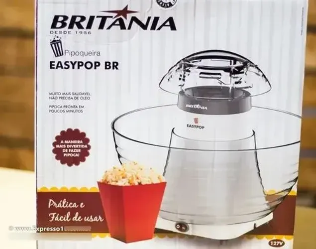 Pipoqueira Elétrica Britânia Easypop BR 127v | Nova na Caixa e Completa