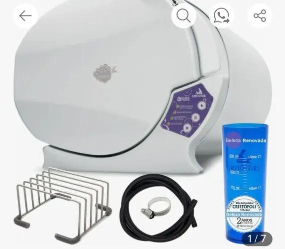 Autoclave Amora, Cristófoli. Semi nova,pouco uso. Brinde 2 galões água destilada. 