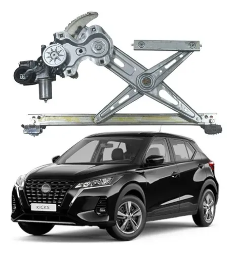Máquina Vidro Dianteira Esquerda Nissan Kicks 2020 A 2024
