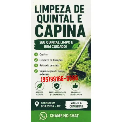Capina se quintal brasileiro barato