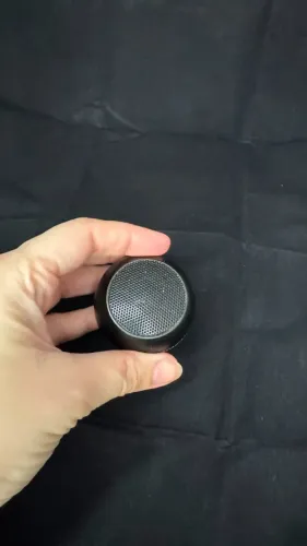 Mini Caixa de Som Bluetooth Portátil Pocket com LED Azul