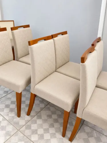 Conjunto 6 cadeiras para mesa de jantar