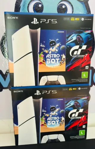 PS5 slim digital com 2 jogos novos lacrado e Nota fiscal