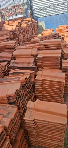 Telhas de barro tipo romana