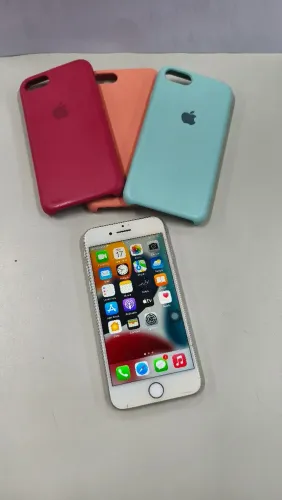 iPhone 7 128GB Branco - Bateria 100% - Uso com Botão Flutuante (Ler Descrição)