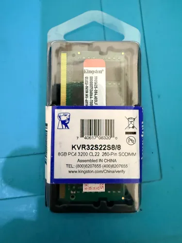 Memória 8gb ddr4 3200 mhz