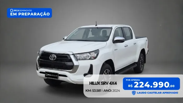 Toyota Hilux CD SRV 4X4 2.8 TDI Diesel Aut. 2024