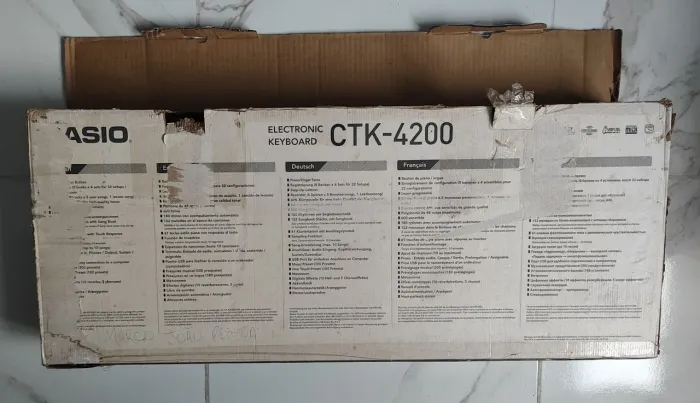 Teclado Casio CTK-4200 (Completo na Caixa + Sensitivo + USB MIDI)
