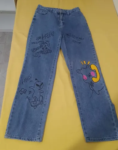 Calça jeans estilosa