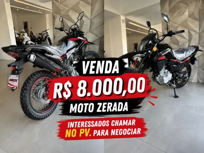 Moto Shineray zerada