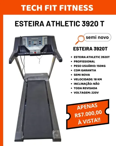 Esteira Athletic 3920T - Semi Nova