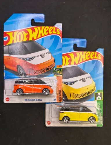 Miniatura Volkswagen iD Buzz Hotwheels VW Kombi Hot Wheels 
