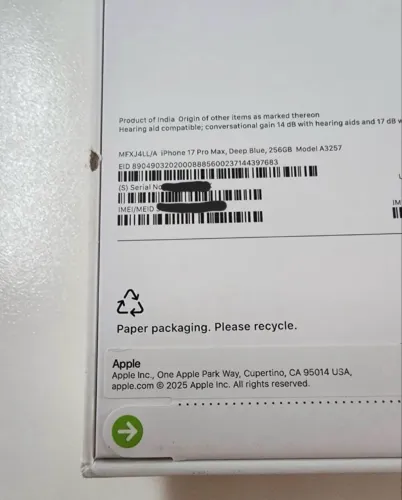 iPhone 17 pro Max