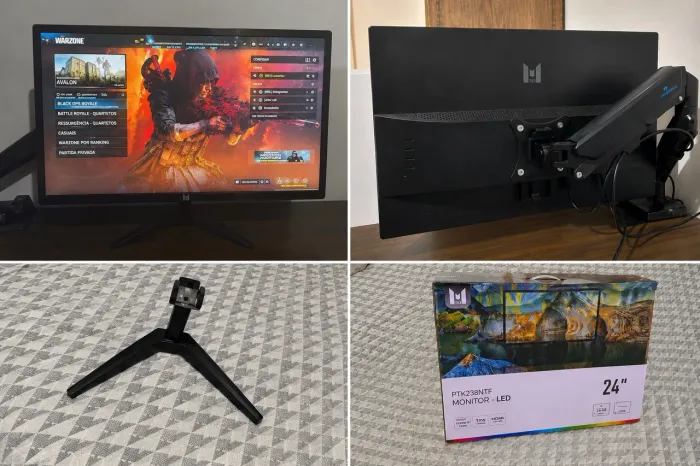 Monitor Gamer TK3 24? Full HD 75Hz 1ms - Apenas 3 meses de uso | Na caixa