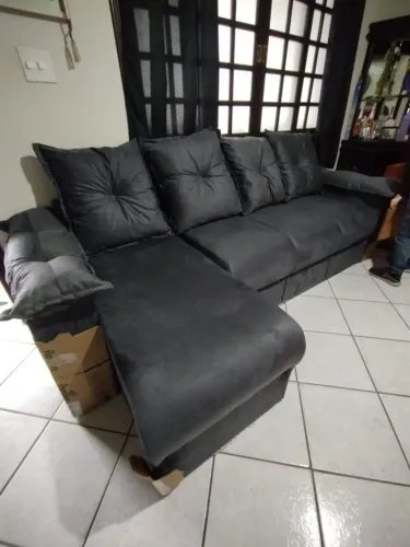 Sofá chaise novo escolha o lado 