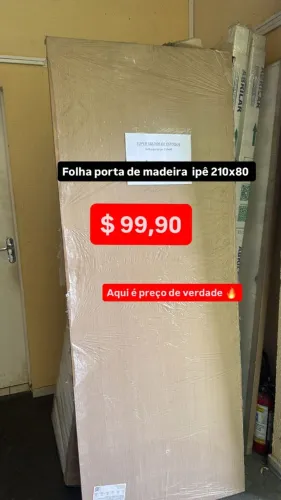 Porta de Alumínio e de Madeira - Oferta