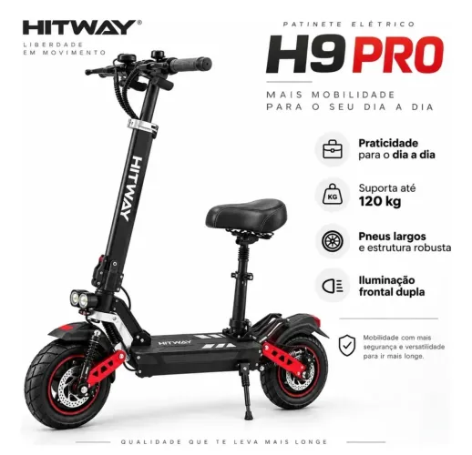 SCOOTER ELÉTRICA PATINETE HITWAY H9 PRO 20,8AH