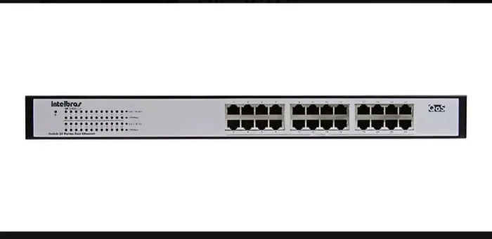 Switch 24 Portas Fast Ethernet Intelbras Sg 2400