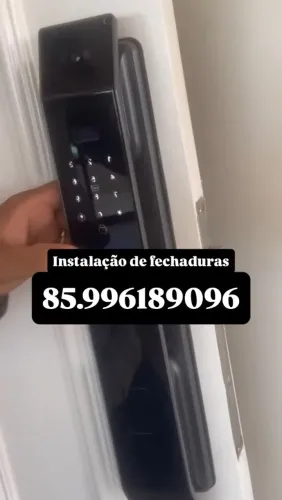 Instalação de fechadura eletrônica