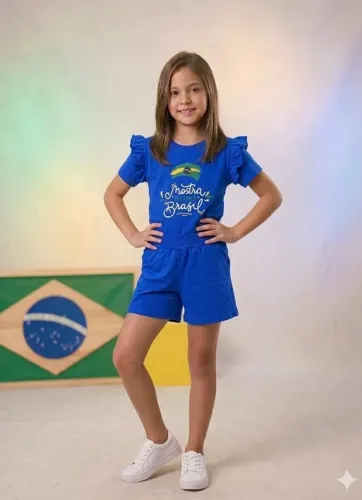 Conjunto infantil Brasil