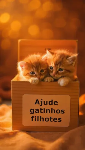 Gatinhos machos e fêmeas para doação