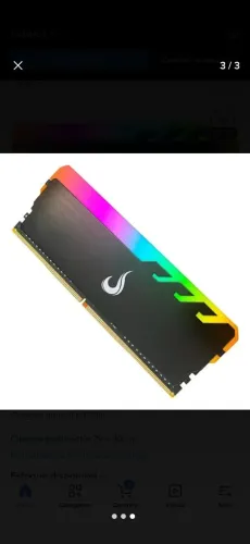 Memória ram rise mode Venom RGB 8gb DDR4