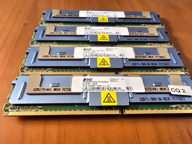 Memória RAM DDR2 512MB X 4 ECC para Sevidores Dell