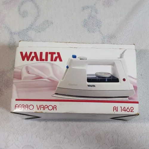 Ferro de Passar a Vapor Walita Comfort 200 RI 1462 - Na Caixa Original Vintage