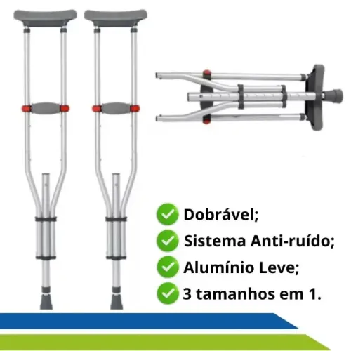 Aluguel de Muletas Axilares e Canadenses