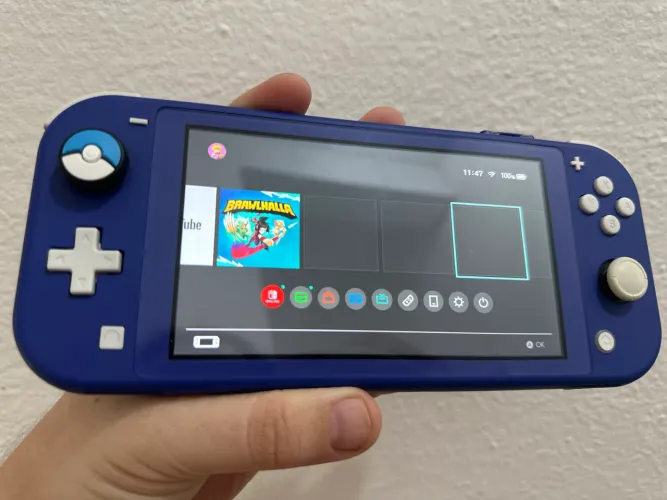 Videogame Nintendo switch lite azul 32gb + Carregador