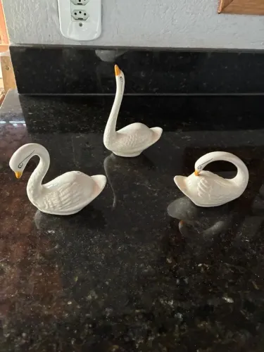 3 Cisnes de Cerâmica - Antiguidade