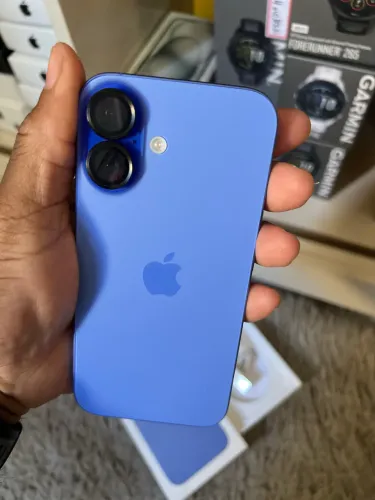 iPhone 16 128GB azul - completo