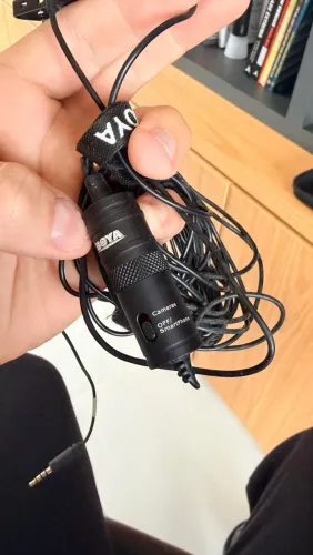 Mic Lapela BOYA Duplo