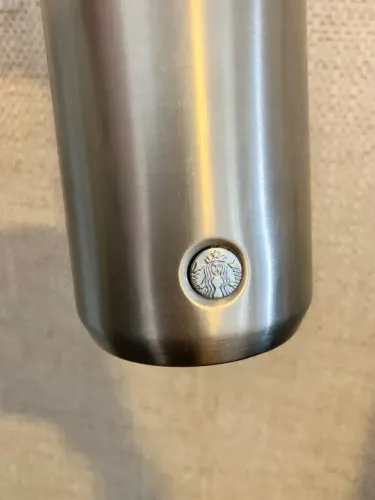 raridade starbucks - copo térmico modelo kessel siren badge stainless steel tumbler