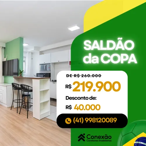 Apartamento para Venda em Curitiba, Atuba, 1 dormitório, 1 banheiro
