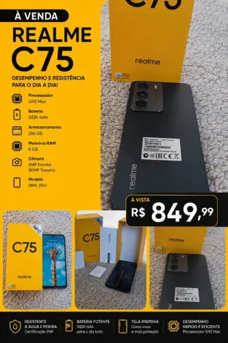 ? REALME C75 SEMINOVO À VENDA ?