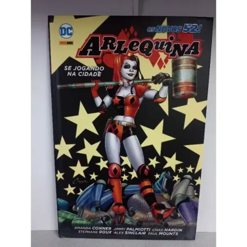 ARLEQUINA SE JOGANDO NA CIDADE NOVOS 52 dc comics panini batman robin coringa gotham