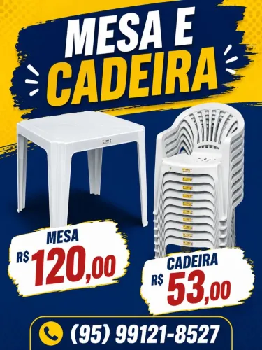 Cadeiras e mesas